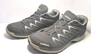 Lowa Innox Pro Lo Womens Hiking Shoes Sz 10 Steel Gray Lace Up Low Top Sneaker